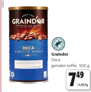 Promotie: Deca Gemalen Koffie