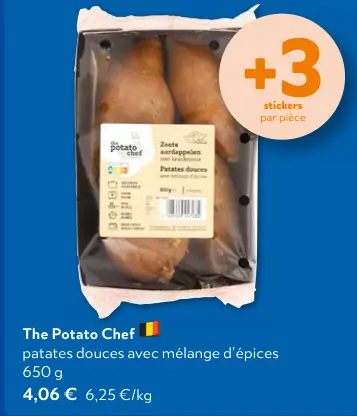 Offre: The Potato Chef patates douces avec mélange d'épices