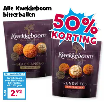Aanbieding: Alle Kwekkeboom bitterballen