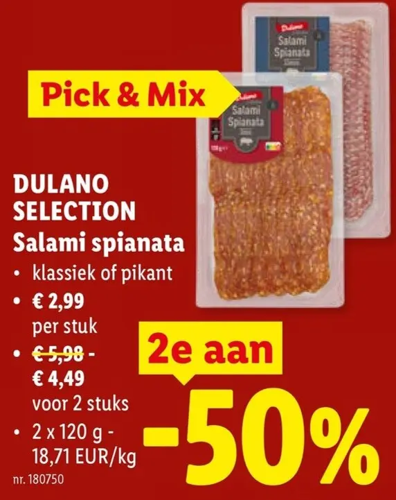 Promotie: Salami Spianata