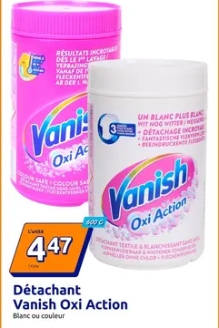 Offre: Détachant Vanish Oxi Action