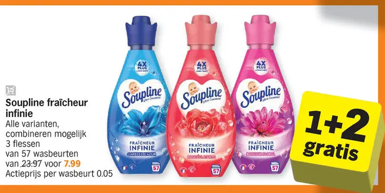 Promotie: Soupline fraîcheur infinie