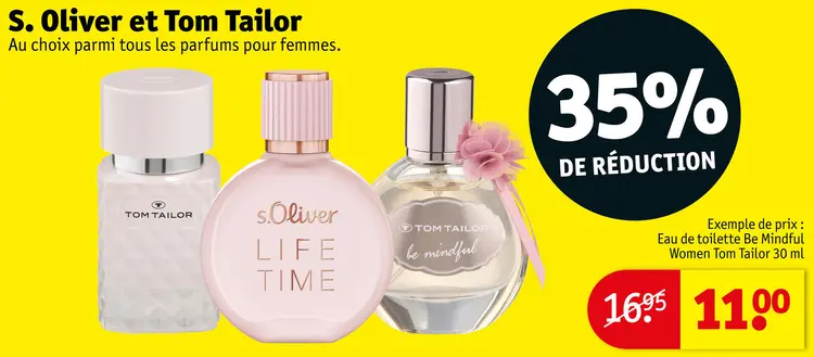 Offre: Eau de toilette Be Mindful Women Tom Tailor