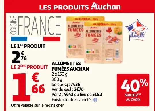 Promotie: Allumettes fumées