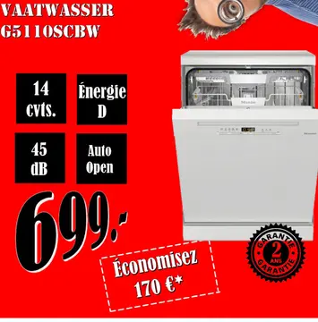 Offre: VAATWASSER G5110SCBW