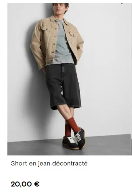 Offre: Short en jean décontracté