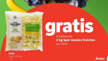 Offre: frites fraîches