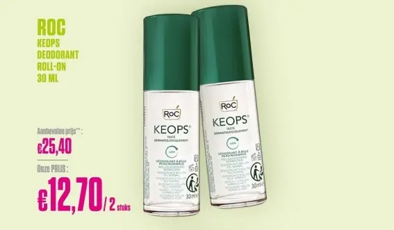 Promotie: Keops deodorant roll-on