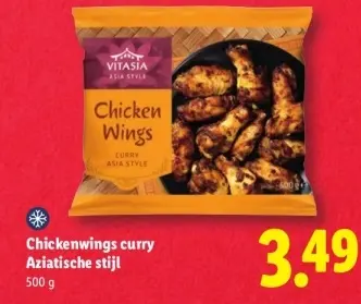 Aanbieding: Chickenwings curry