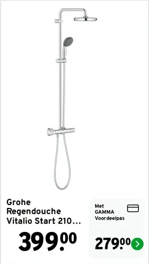 Aanbieding: Regendouche Vitalio Start