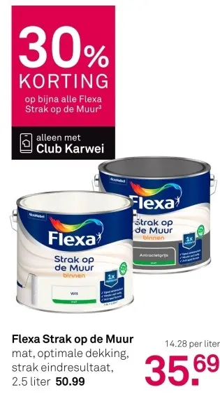 Aanbieding: Bijna alle Strak op de Muur