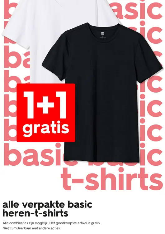 Promotie: Basic T-shirts
