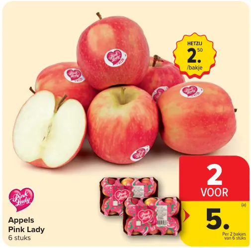 Promotie: Appels Pink Lady