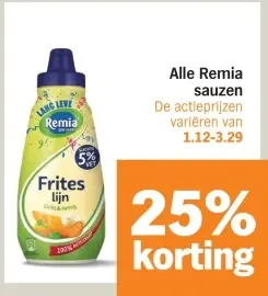 Aanbieding: Remia sauzen