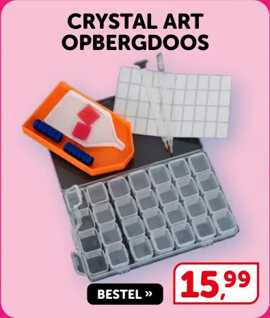 Promotie: Crystal art opbergdoos