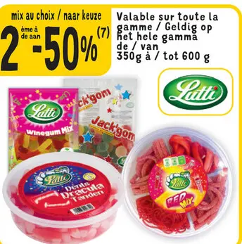 Offre: Lutti Mix au choix
