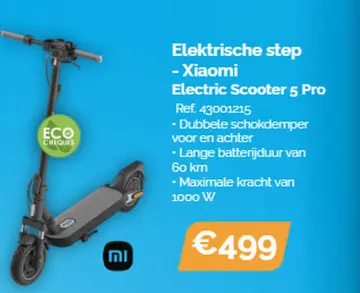 Aanbieding: Elektrische step - Xiaomi Electric Scooter 5 