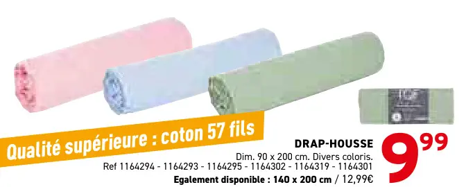 Offre: Drap-housse