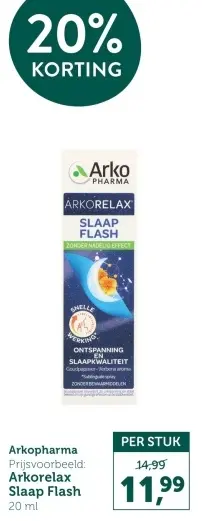 Promotie: Arkorelax Slaap Flash