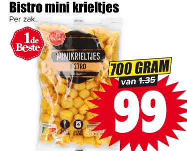Aanbieding: mini krieltjes