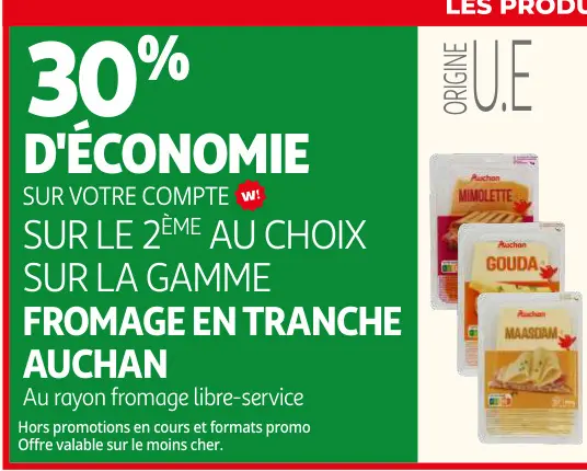 Offre: Fromage en tranche