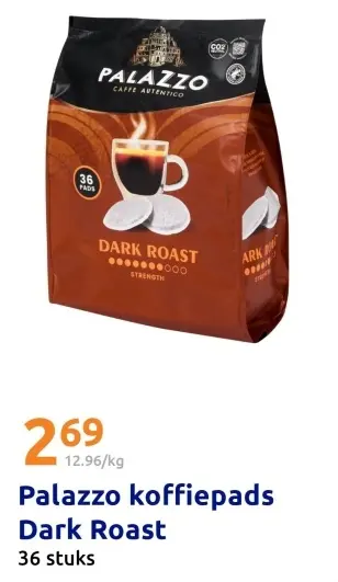 Aanbieding: Palazzo koffiepads Dark Roast