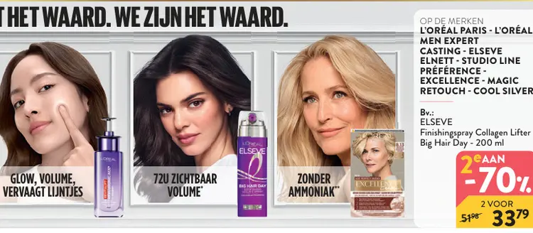 Promotie: Finishingspray Collagen Lifter Big Hair Day