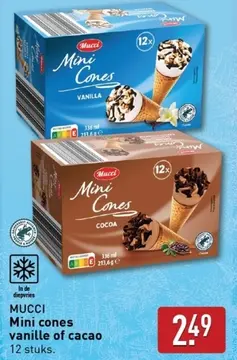 Aanbieding: MUCCI Mini cones