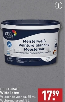 Aanbieding: Witte latex