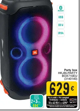 Offre: Party box HKJBLPARTY BOX710EU