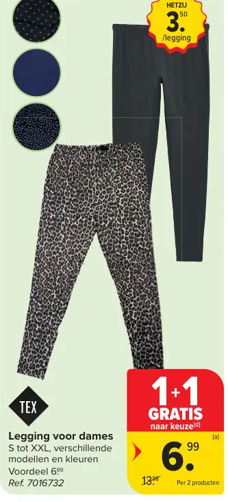 Promotie: Legging voor dames