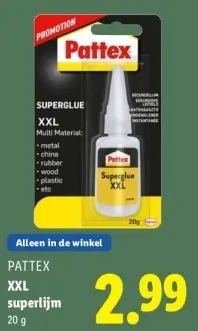 Aanbieding: XXL superlijm