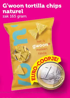 Aanbieding: tortilla chips naturel