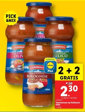 Aanbieding: COMBINO Tomatensaus op Italiaanse wijze