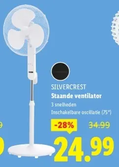 Aanbieding: Staande ventilator