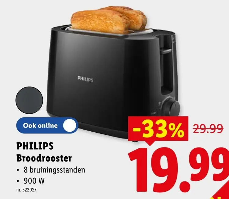 Promotie: Broodrooster