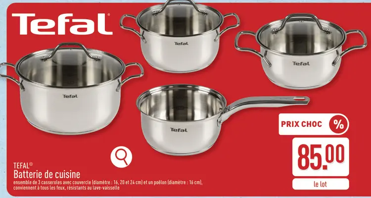 Offre: TEFAL® Batterie de cuisine