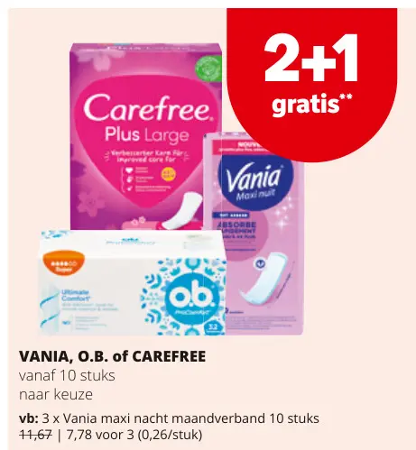 Promotie: VANIA, O.B. of CAREFREE