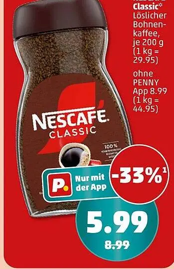 Aanbieding: Löslicher Bohnenkaffee