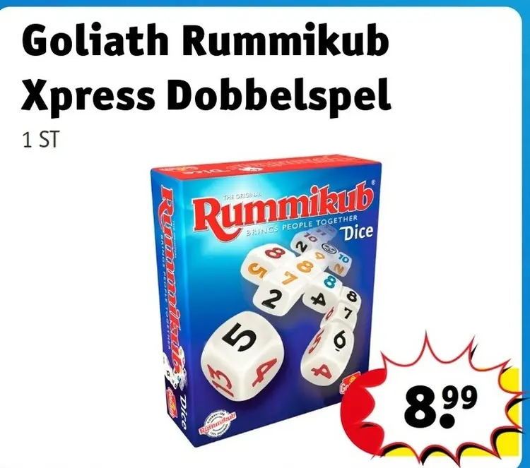 Aanbieding: Rummikub Xpress Dobbelspel