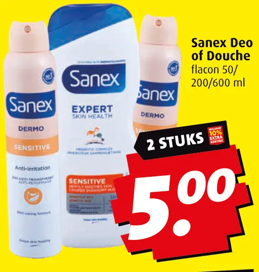 Aanbieding: Sanex Deo of Douche