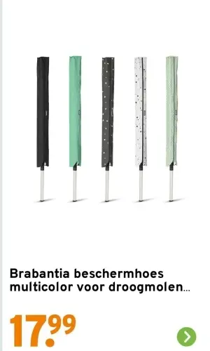 Aanbieding: beschermhoes multicolor voor droogmolen