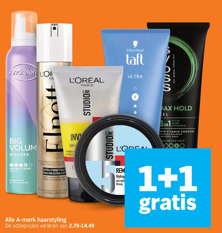 Aanbieding: Alle A-merk haarstyling