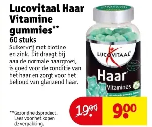 Aanbieding: Lucovitaal Haar Vitamine gummies