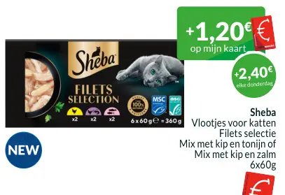Promotie: Vlootjes voor katten Filets selectie