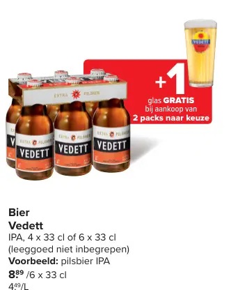 Aanbieding: Bier Vedett
