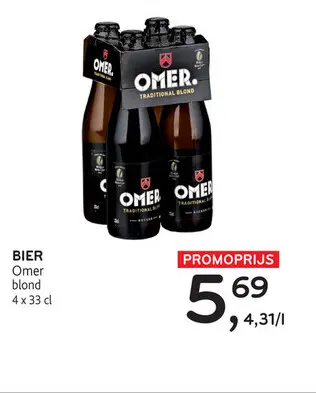 Promotie: Bier Omer blond