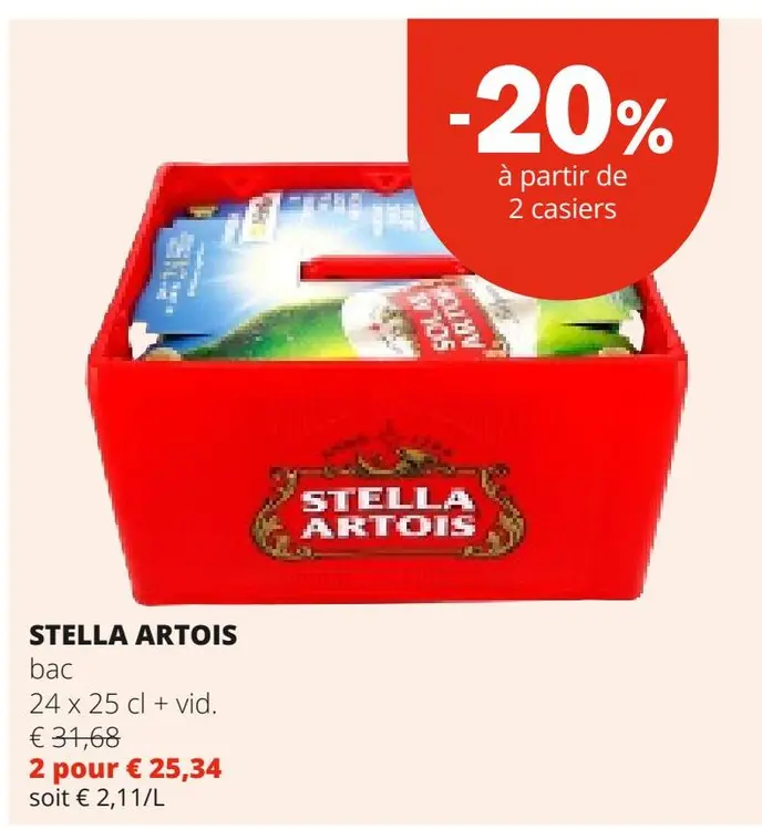 Offre: Stella artois
