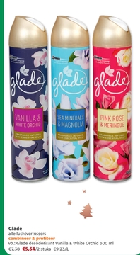 Aanbieding: Glade désodorisant Vanilla & White Orchid 300