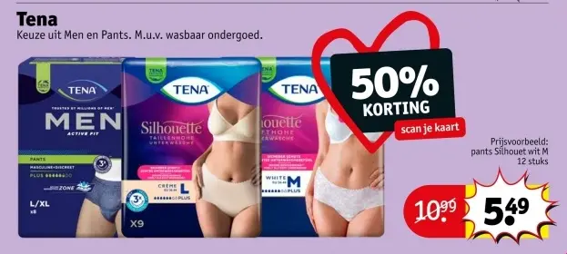 Aanbieding: Tena Men and Pants